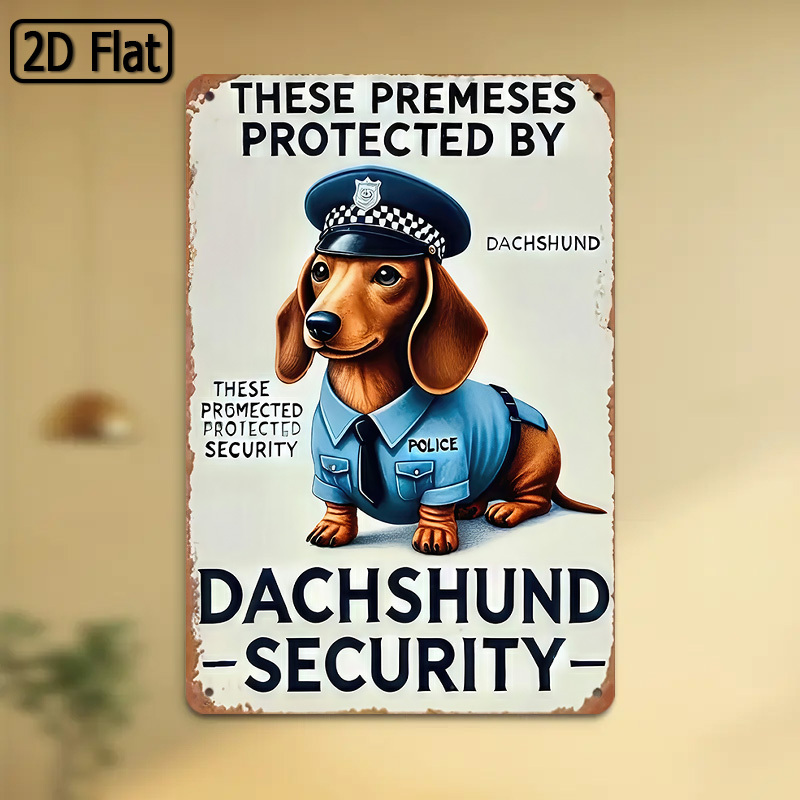 Home Yard Security - Segnale di sicurezza divertente per cani