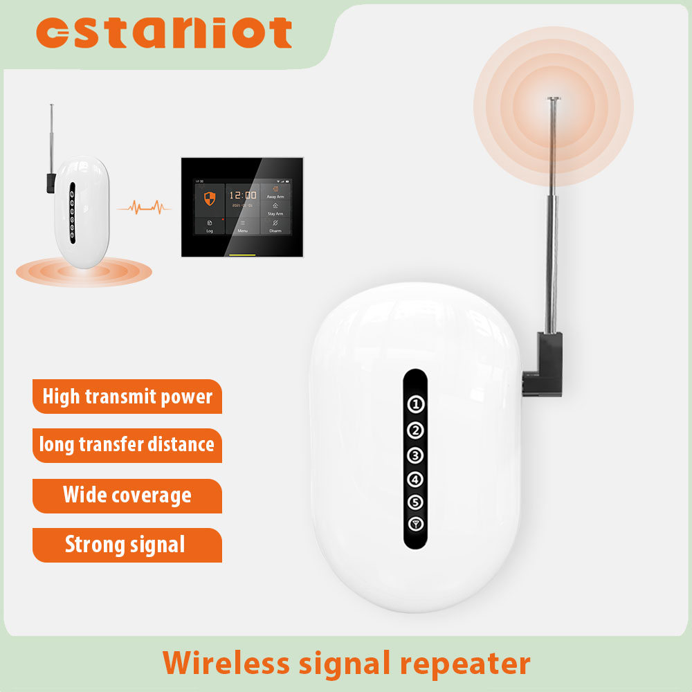 Home Security Bundle - Ripetitore di Segnale Wireless 433MHz, Amplificatore