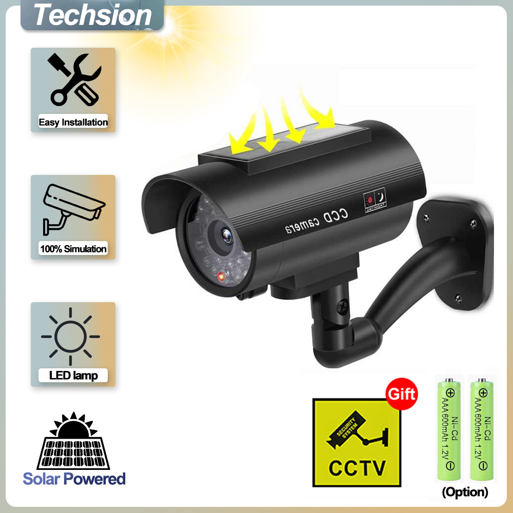 Solar Security Light - Telecamera di sorveglianza fittizia del pannello