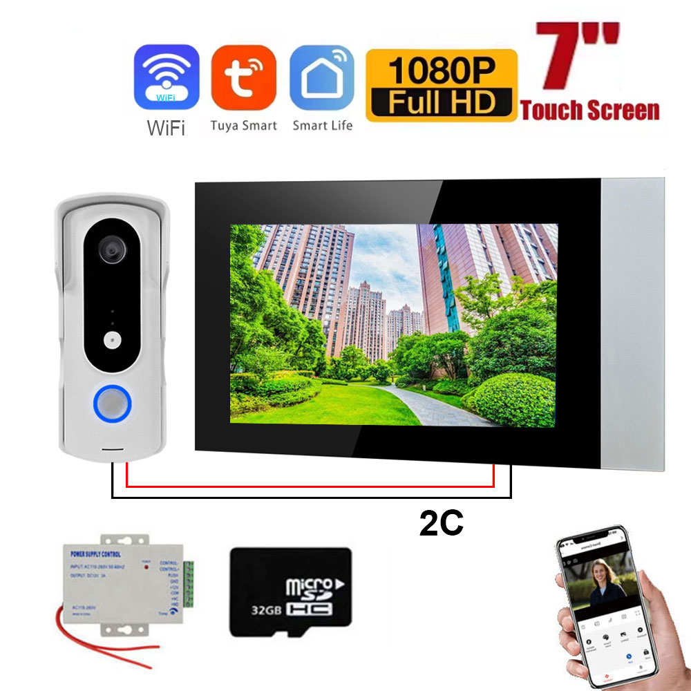 Home Security Cameras Uk - 2 fili Smart Home Tuya Wifi