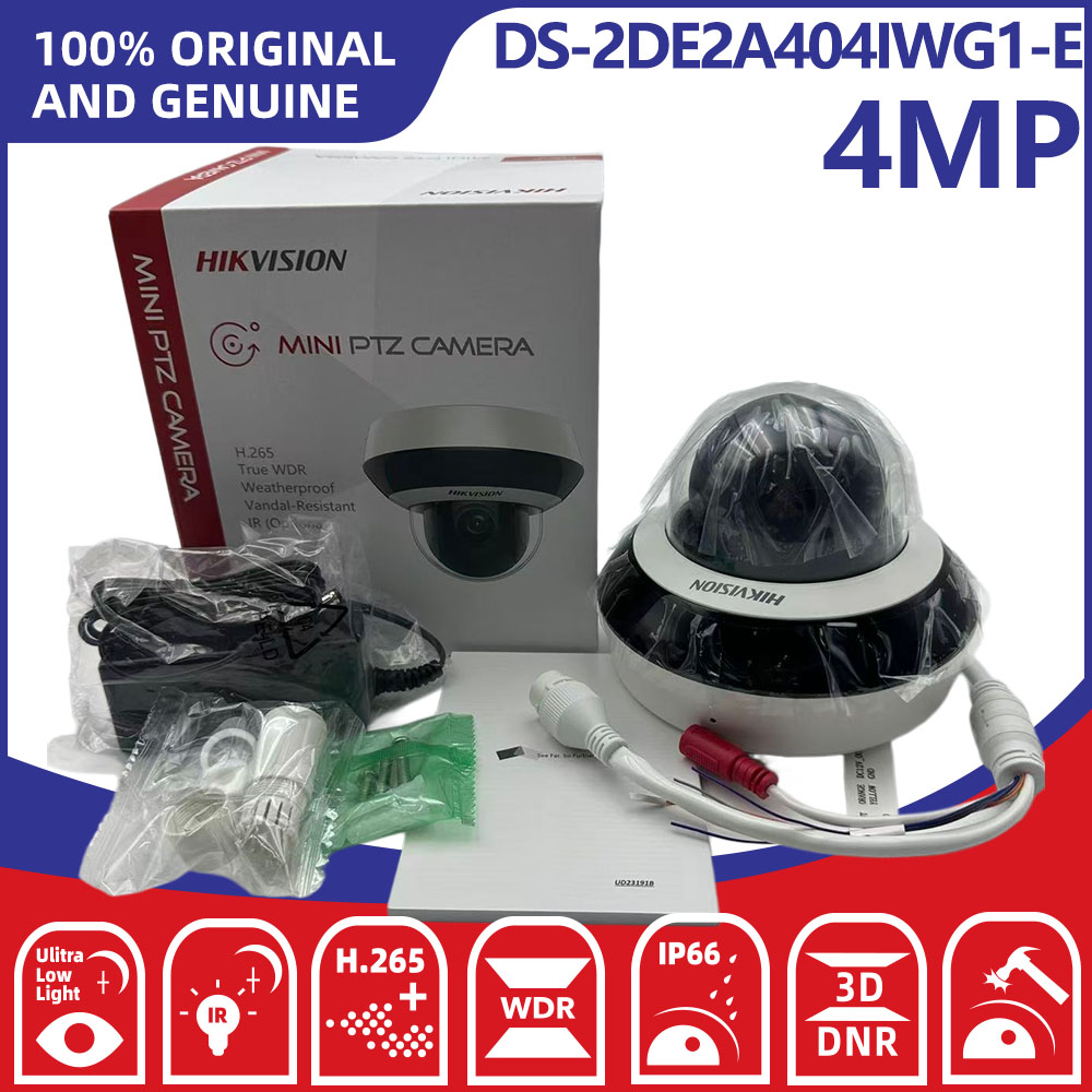Home Security Hikvision - Hikvision DS-2DE2A404IWG1-E Telecamera IP PTZ Mini