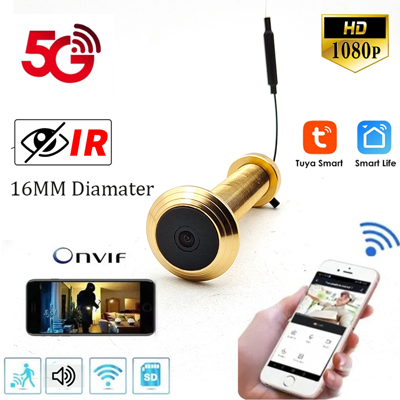 Home Security Front Door Camera - Spioncino WiFi 5G 2.4G Tuya con