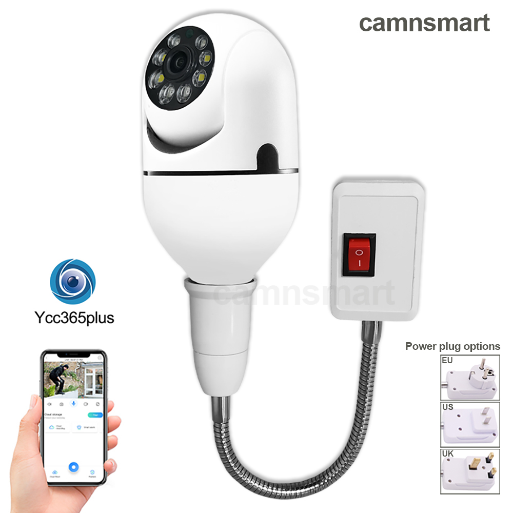 Home Security Cameras Uk - 3MP Mini telecamera Wifi E27 lampadina