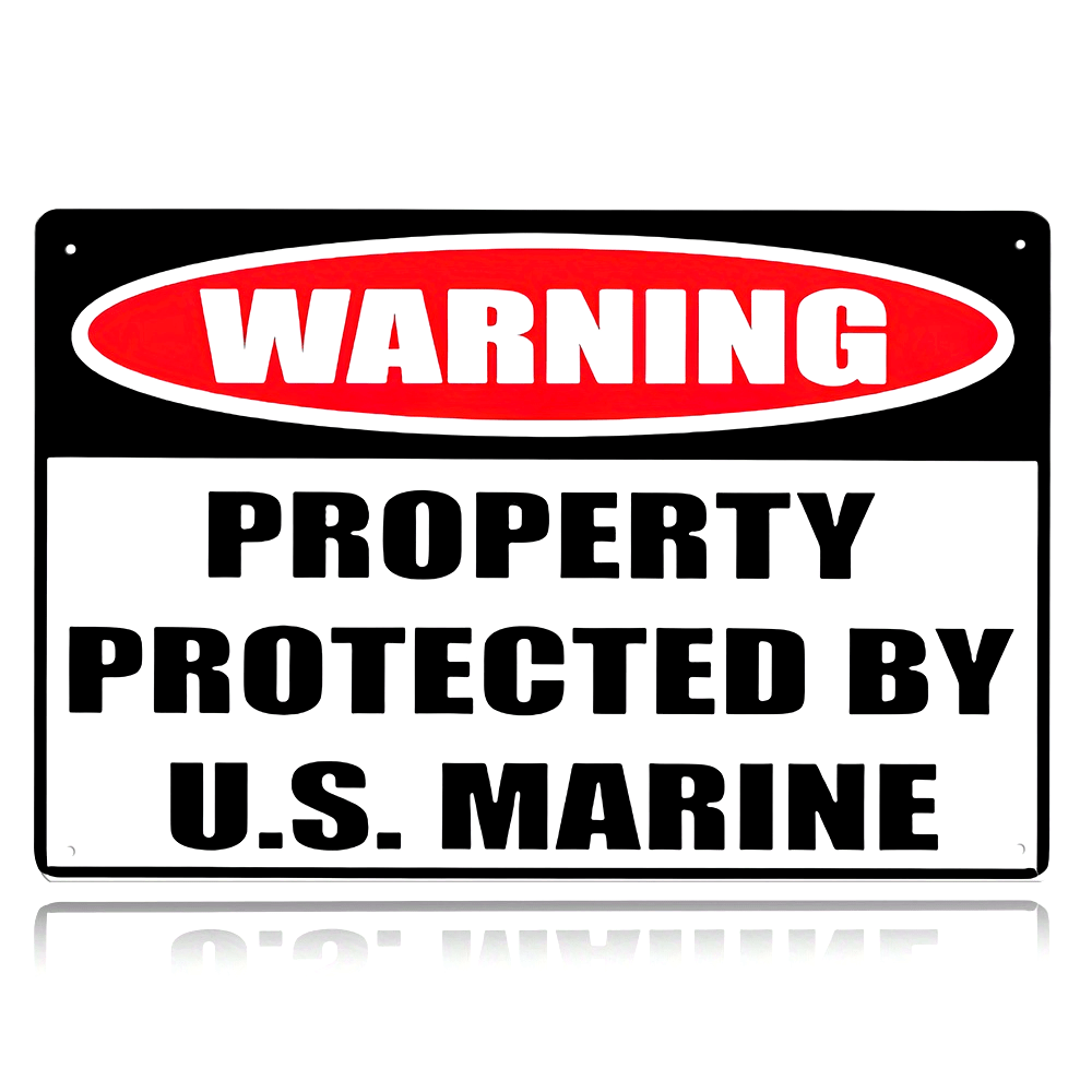 Home Yard Security - Cartello in metallo con avviso di