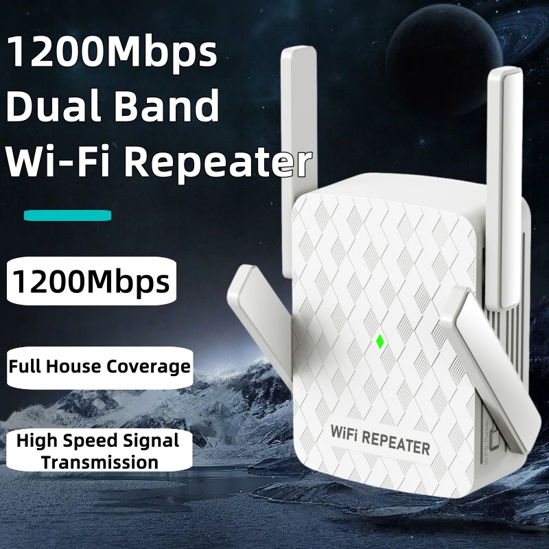 Home Security And Internet - 1200Mbps Wireless Wifi Extender Ripetitore/Router Wifi