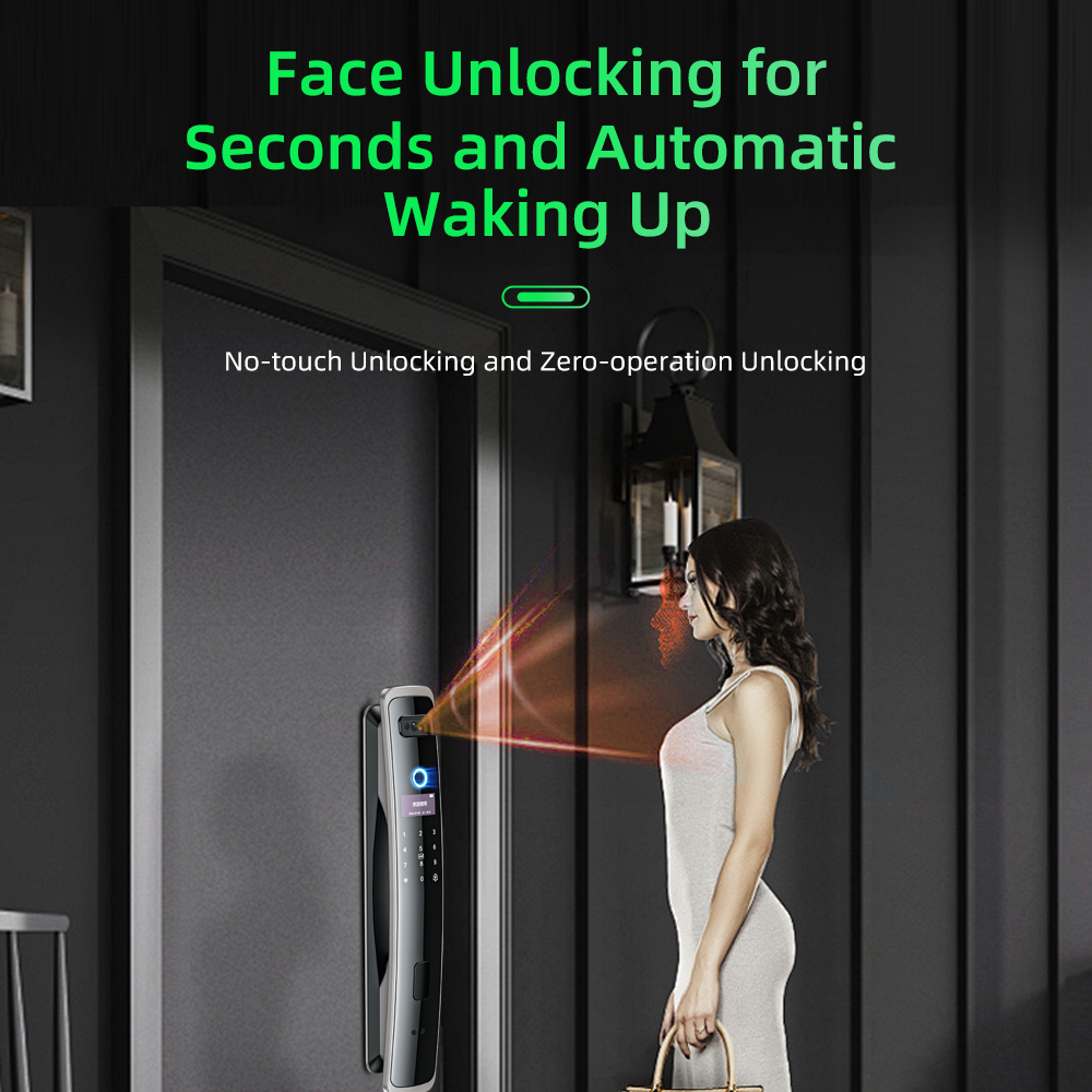 Home Security Front Door Camera - Serratura Intelligente EGFirtor con Riconoscimento Facciale