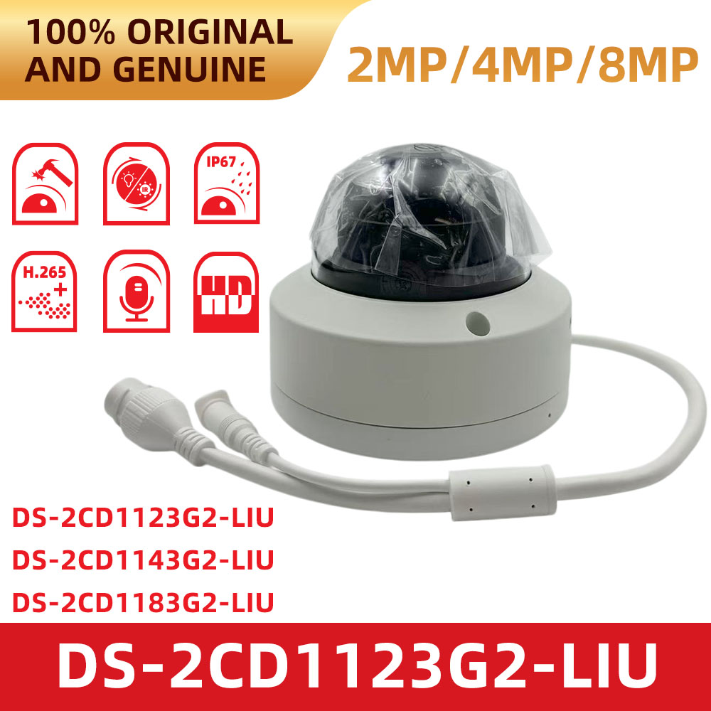 Home Security Hikvision - Telecamera IP Hikvision DS-2CD1123G2-LIU 1080P con