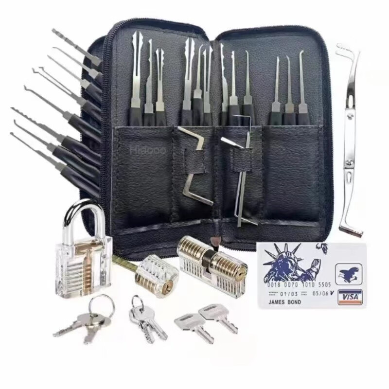 Lock Picking Set - Kit professionale per scassinare serrature, lucchetto