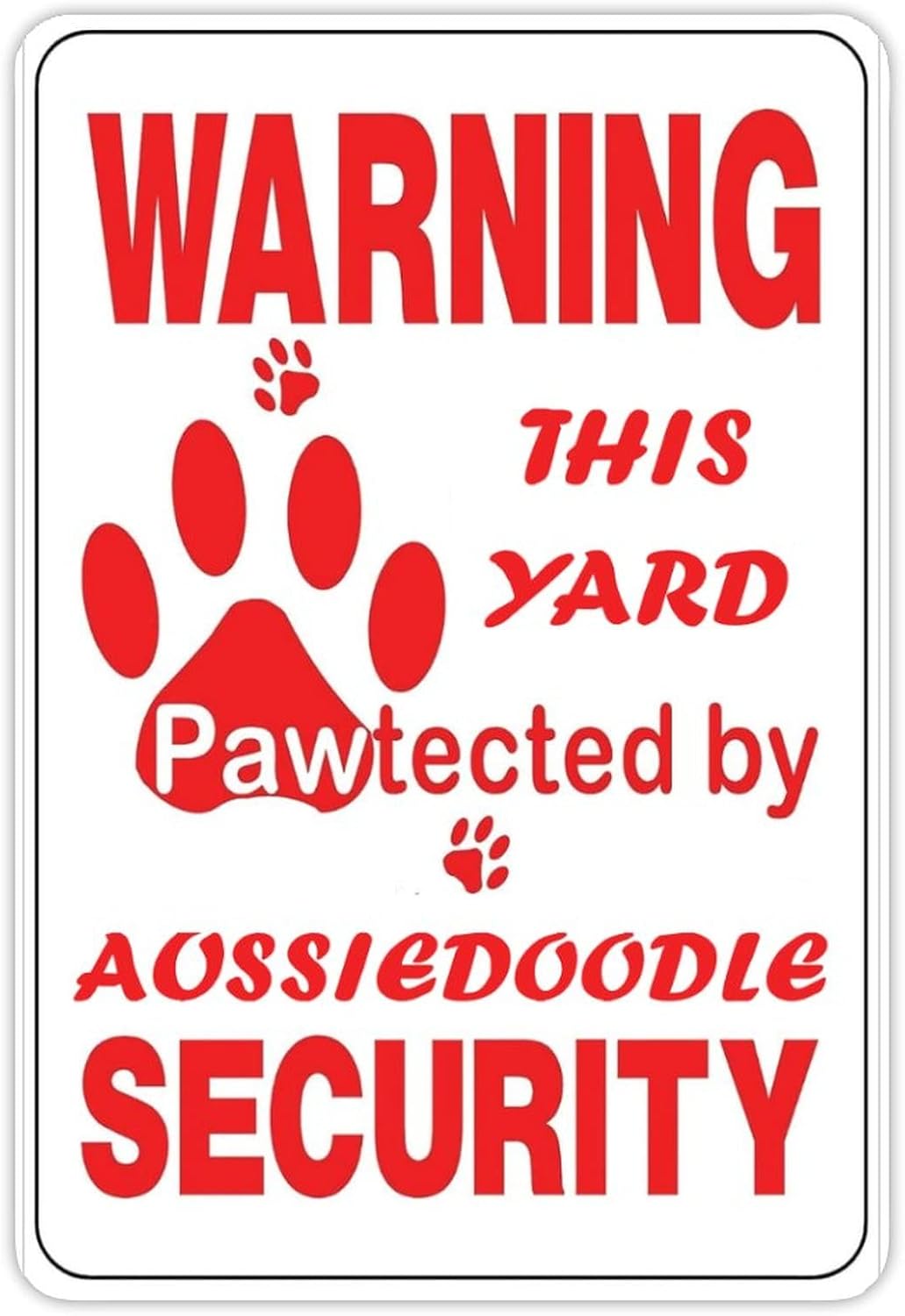Home Yard Security - Segnale di avvertimento: Questo giardino è