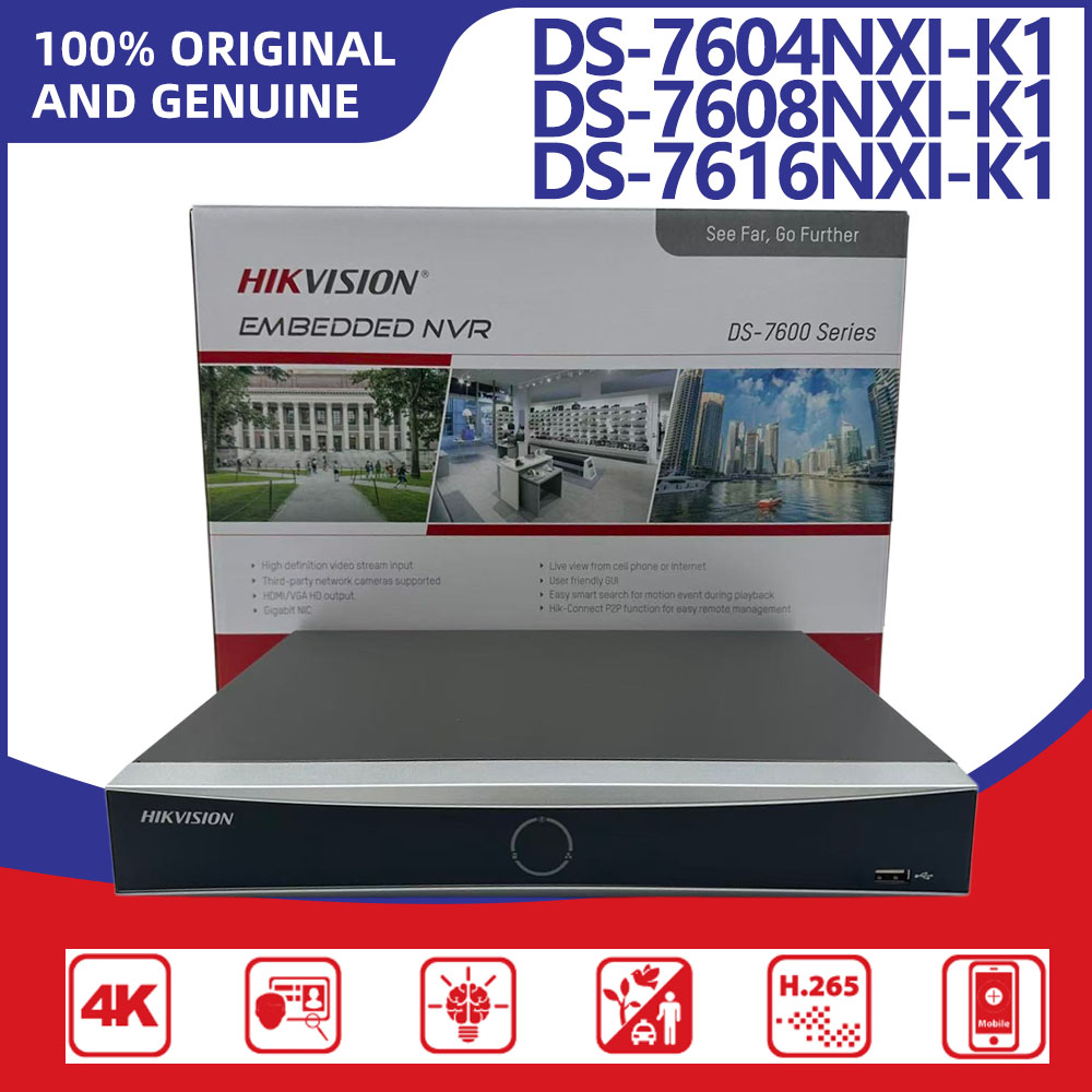 Home Security Hikvision - Hikvision DS-7604NXI-K1 DS-7608NXI-K1 DS-7616NXI-K1 NVR AcuSense