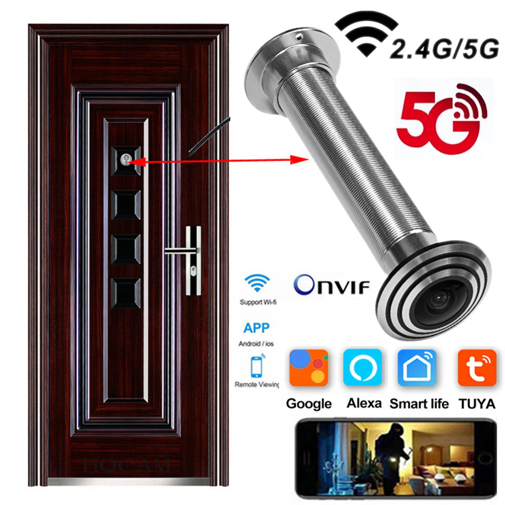 Home Security Front Door Camera - Telecamera per porta Wifi da 16