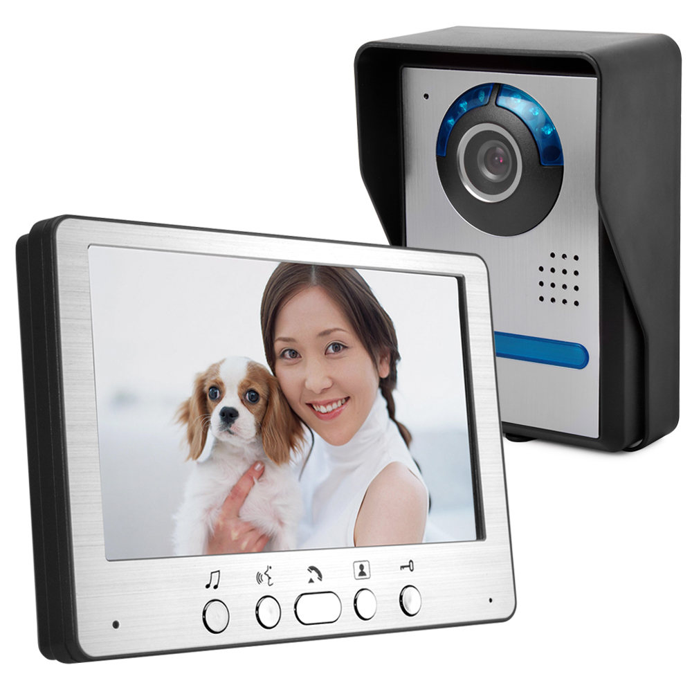 Home Security Cameras Uk - Videofono vivavoce Yobang Security 7 
