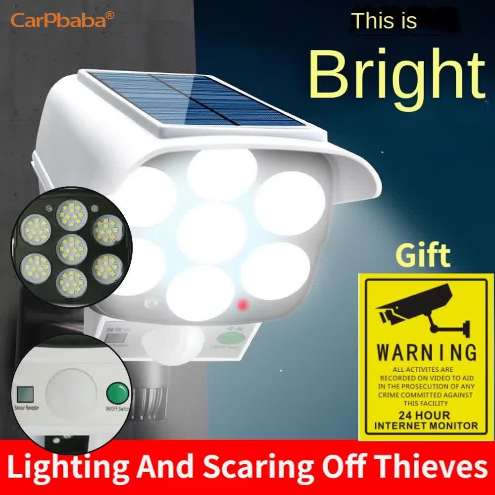 Solar Security Light - Luce solare esterna Sensore di movimento
