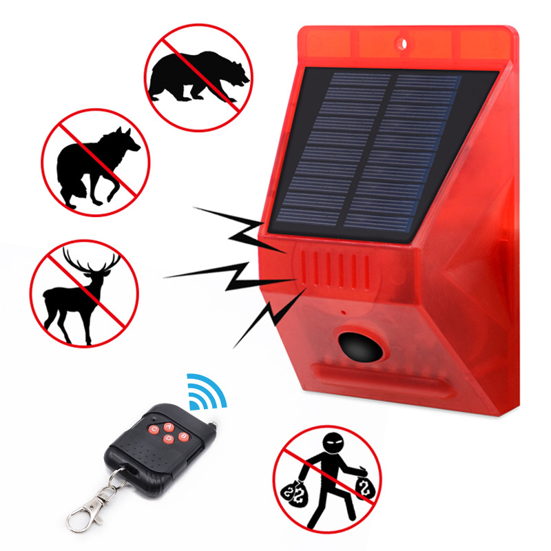 Lampada di allarme solare tele - Home Yard Security recensione e prezzo
