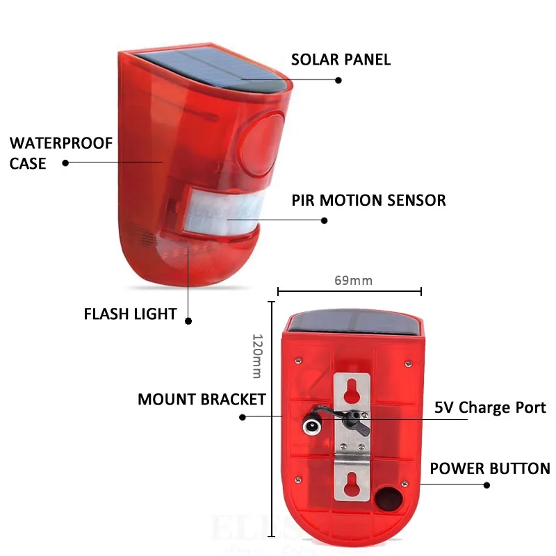Luce di Allarme Solare Imperme - Solar Security Light recensione e prezzo