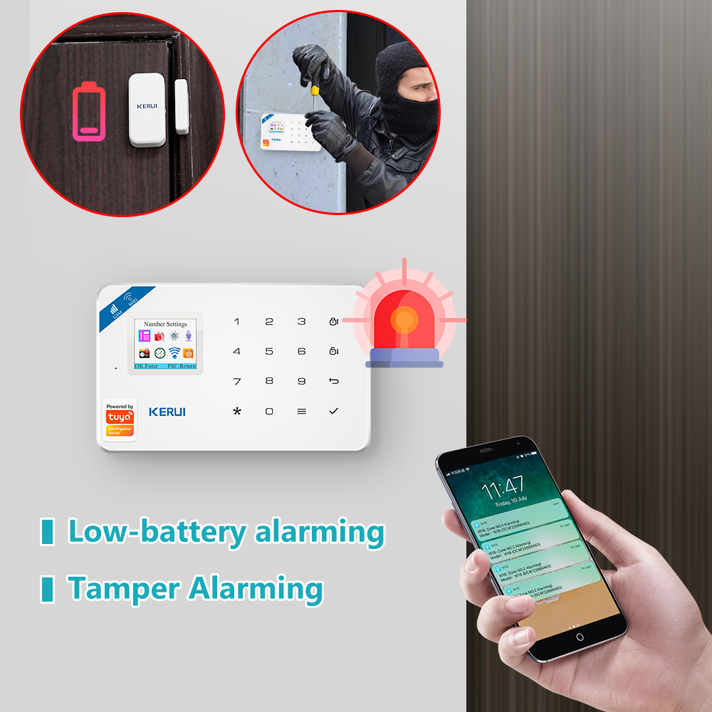 KERUI W181 Sistema di Allarme  - Home Security Front Door Camera recensione e prezzo