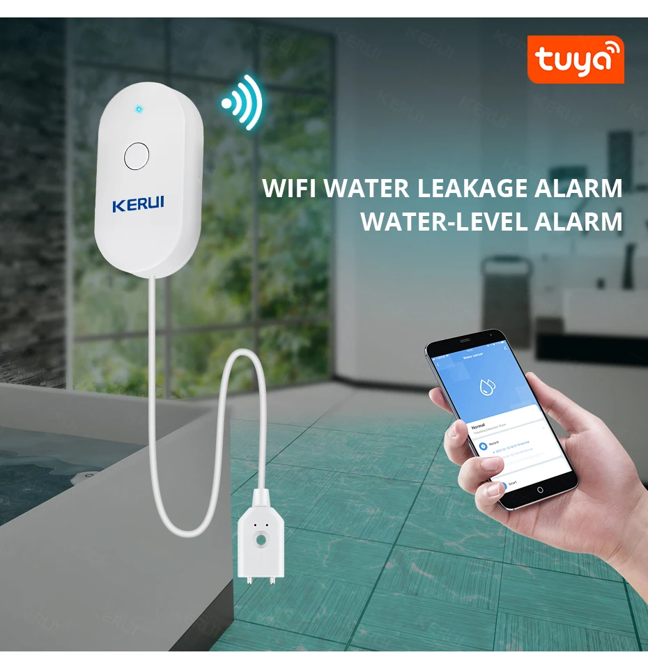 KERUI WiFi Sensore acqua Smart - Home Security Kitchener recensione e prezzo