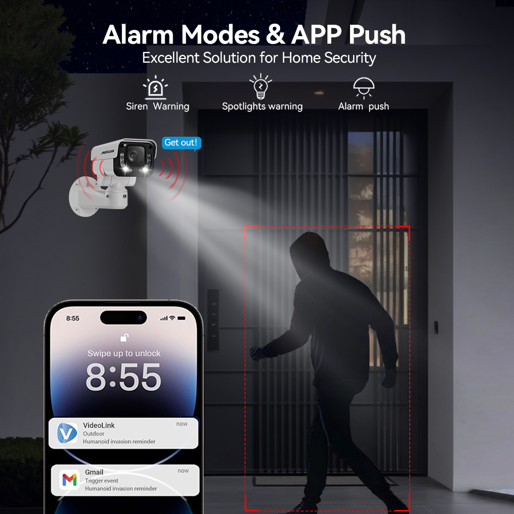 ASECAM 4K 8MP Telecamera IP PT - Home Security Hikvision recensione e prezzo