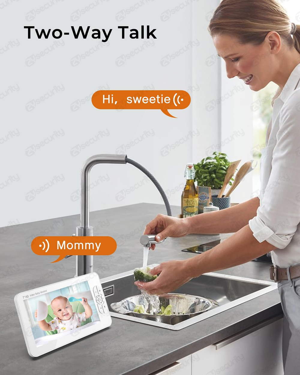 Monitor per Bambini 7 Pollici  - Home Security Cameras Uk recensione e prezzo