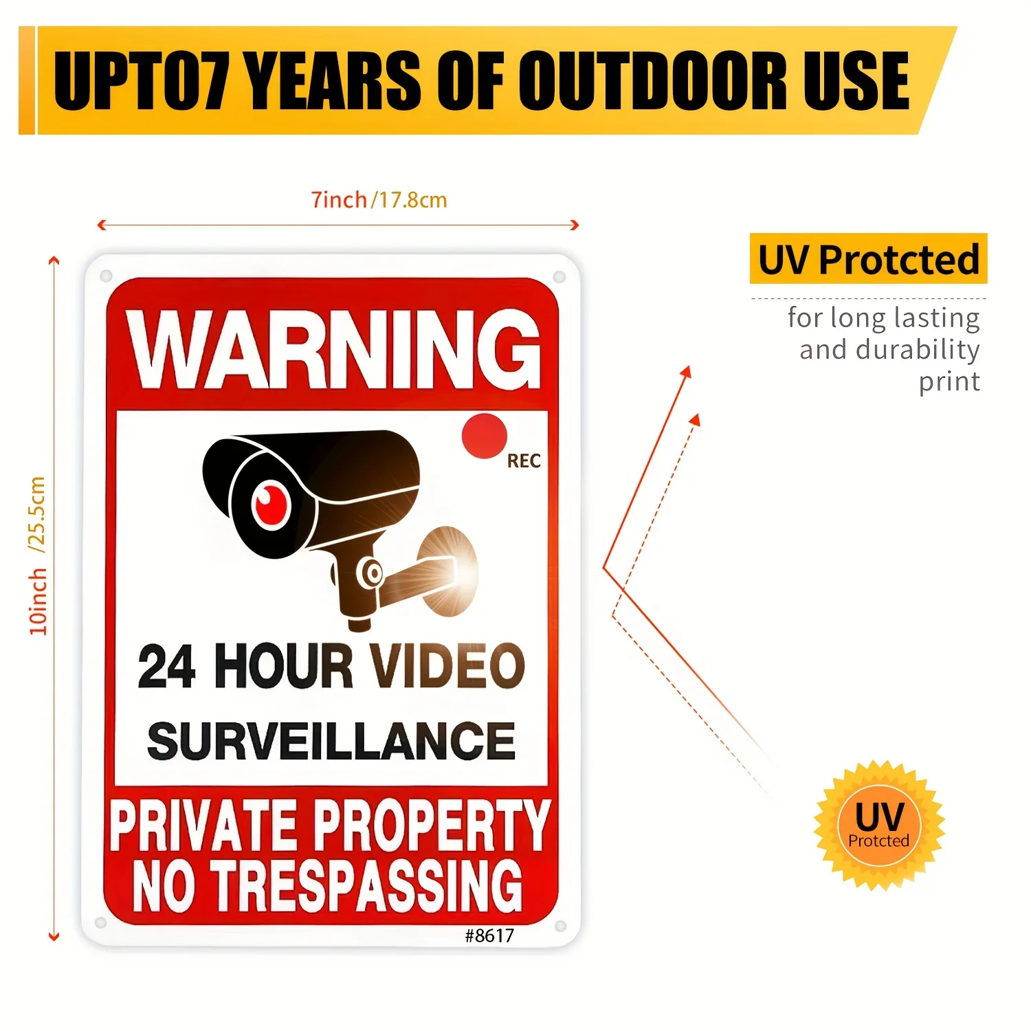 Adesivo di Avvertimento per Vi - Home Yard Security recensione e prezzo