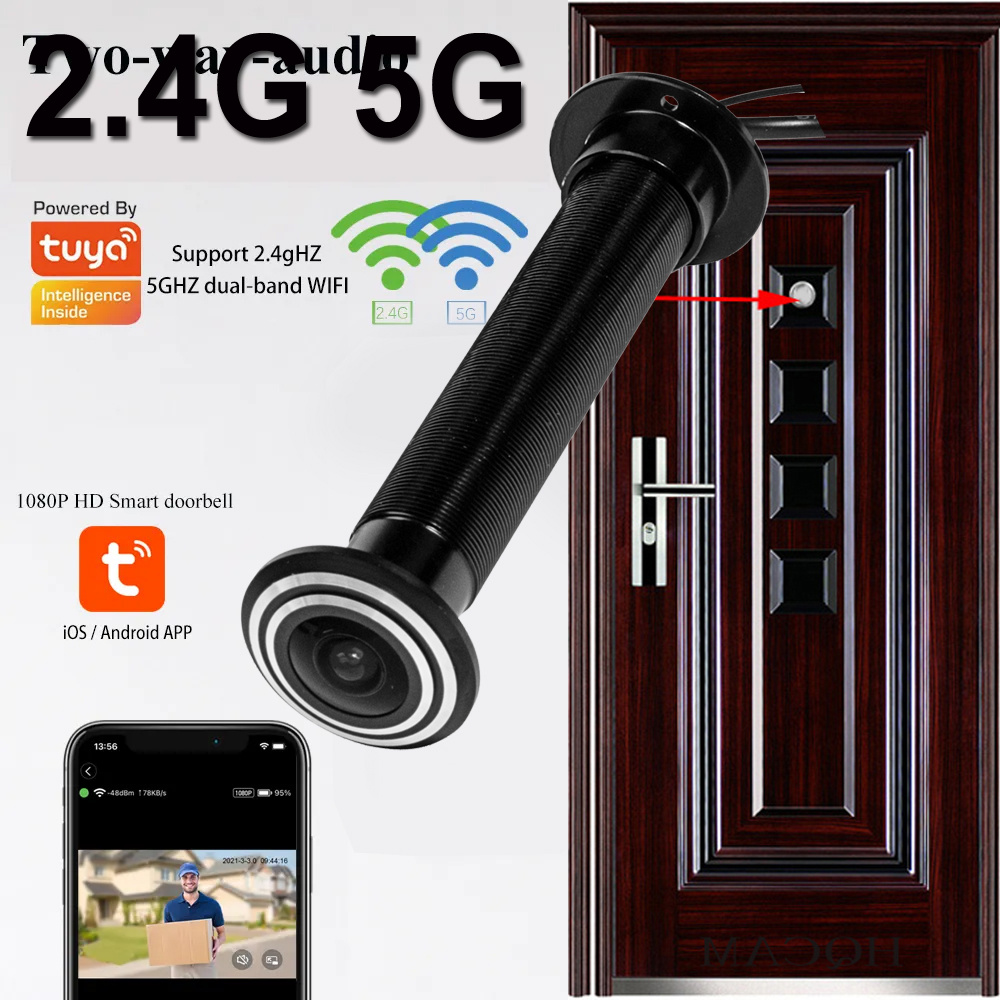 Telecamera per porta Wifi da 1 - Home Security Front Door Camera recensione e prezzo
