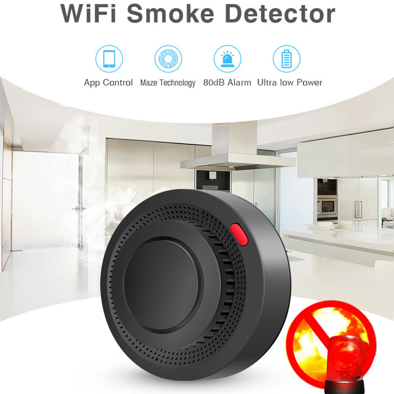 Rilevatore di fumo WiFi 2.4G,  - Home Security Kitchener recensione e prezzo