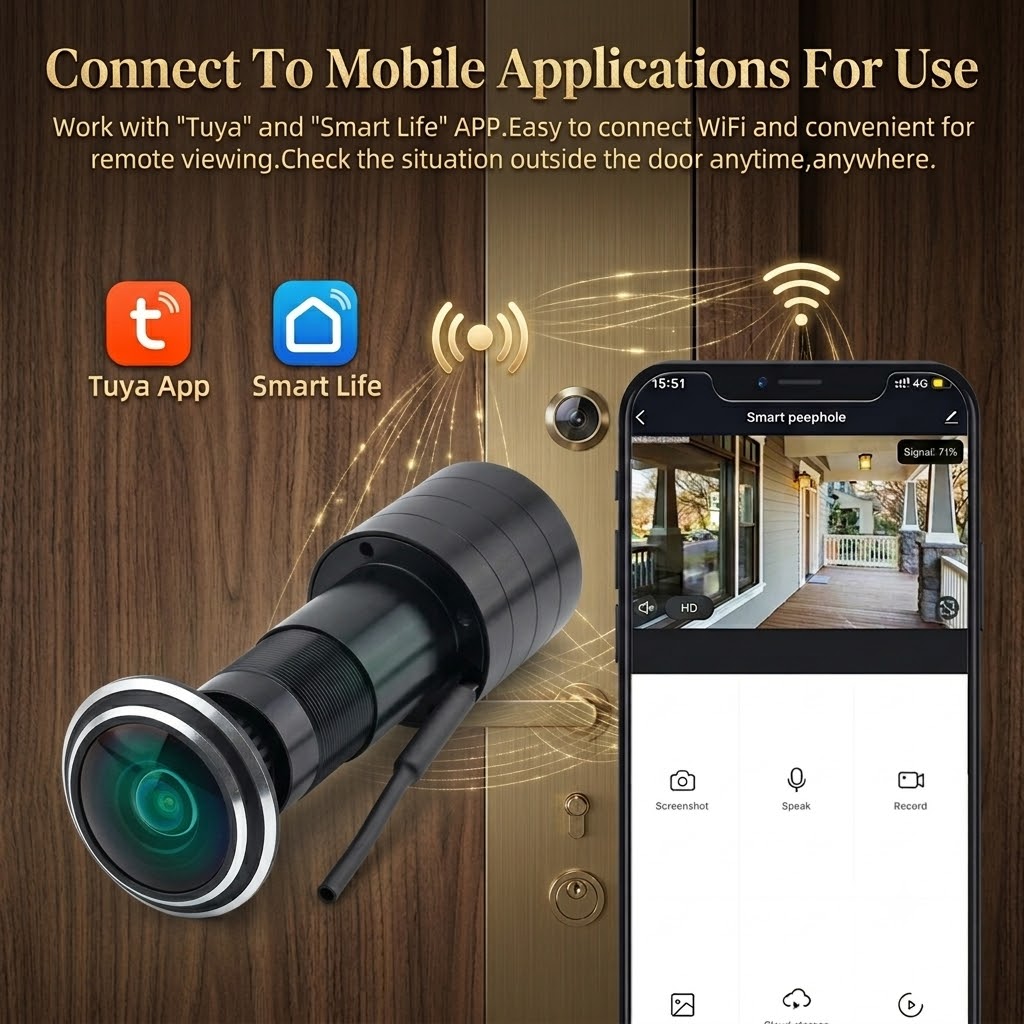 180 °   Telecamera Spioncino 3 - Home Security Front Door Camera recensione e prezzo