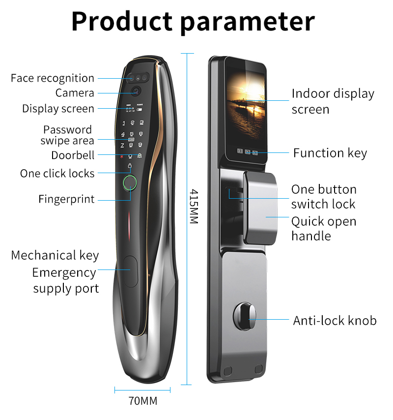 TYSH Tuya Sicurezza Impronte d - Home Security Front Door Camera recensione e prezzo